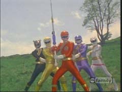 Wild Force Rangers use the Jungle Sword